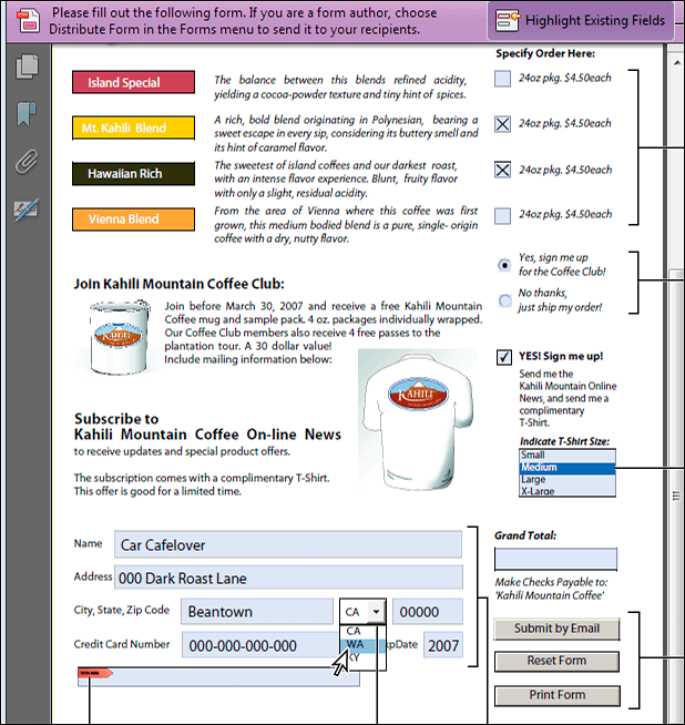 create fillable pdf