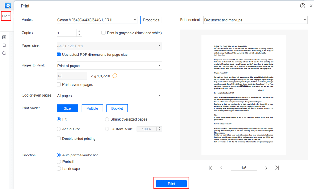 Imprimir PDF